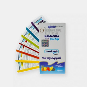 Kamagra Sildenafil Oral Jelly 100mg (7 Assorted Flavours)